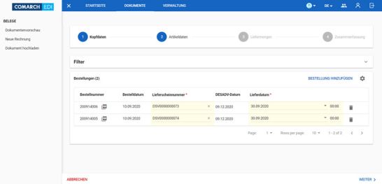 Einfache Dateneingabe für kleine Firmen