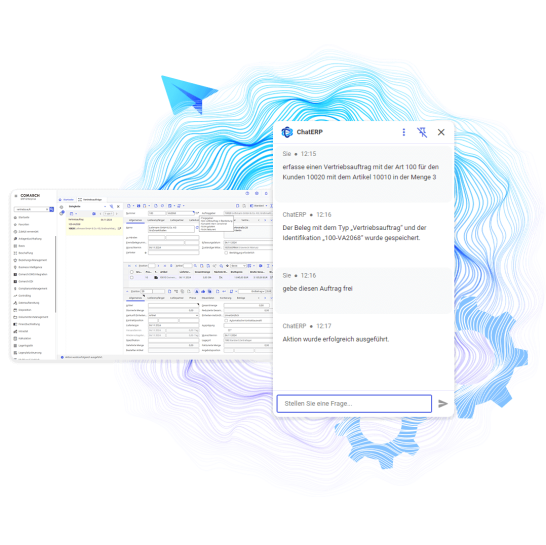 Kontext bezogene Weiterbearbeitung z.B. Auftragsfreigabe