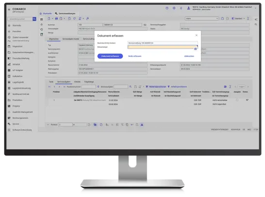 Instandhaltung und Service